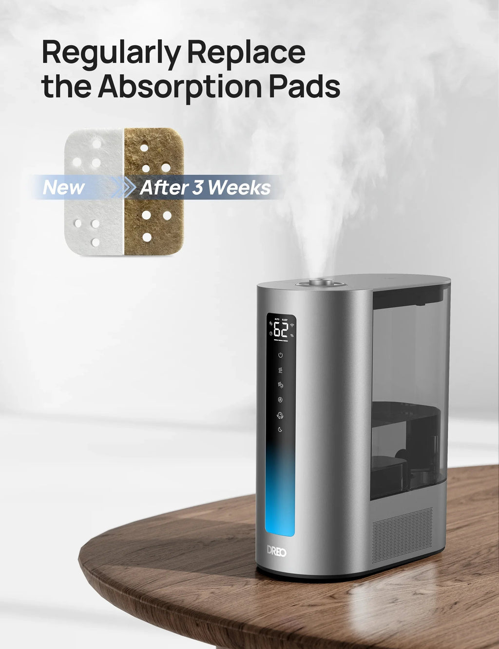 Mineral Absorption Pads for Humidifiers - 16-Pack