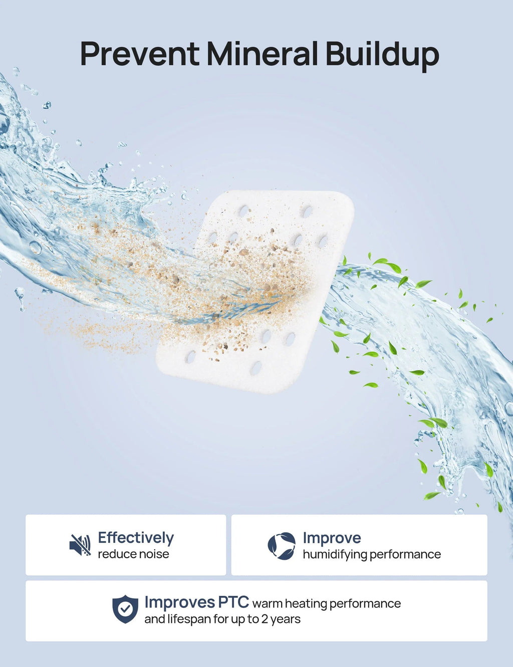 Mineral Absorption Pads for Humidifiers - 16-Pack