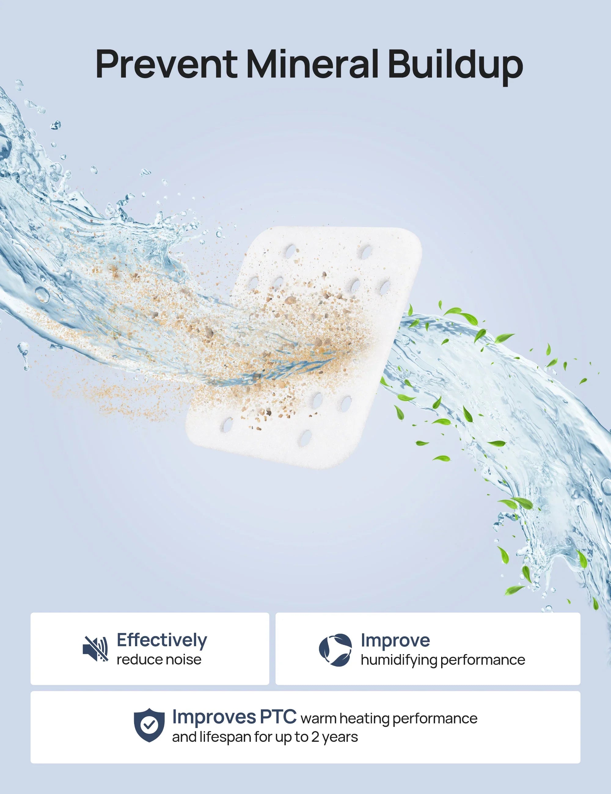 Mineral Absorption Pads for Humidifiers - 16-Pack