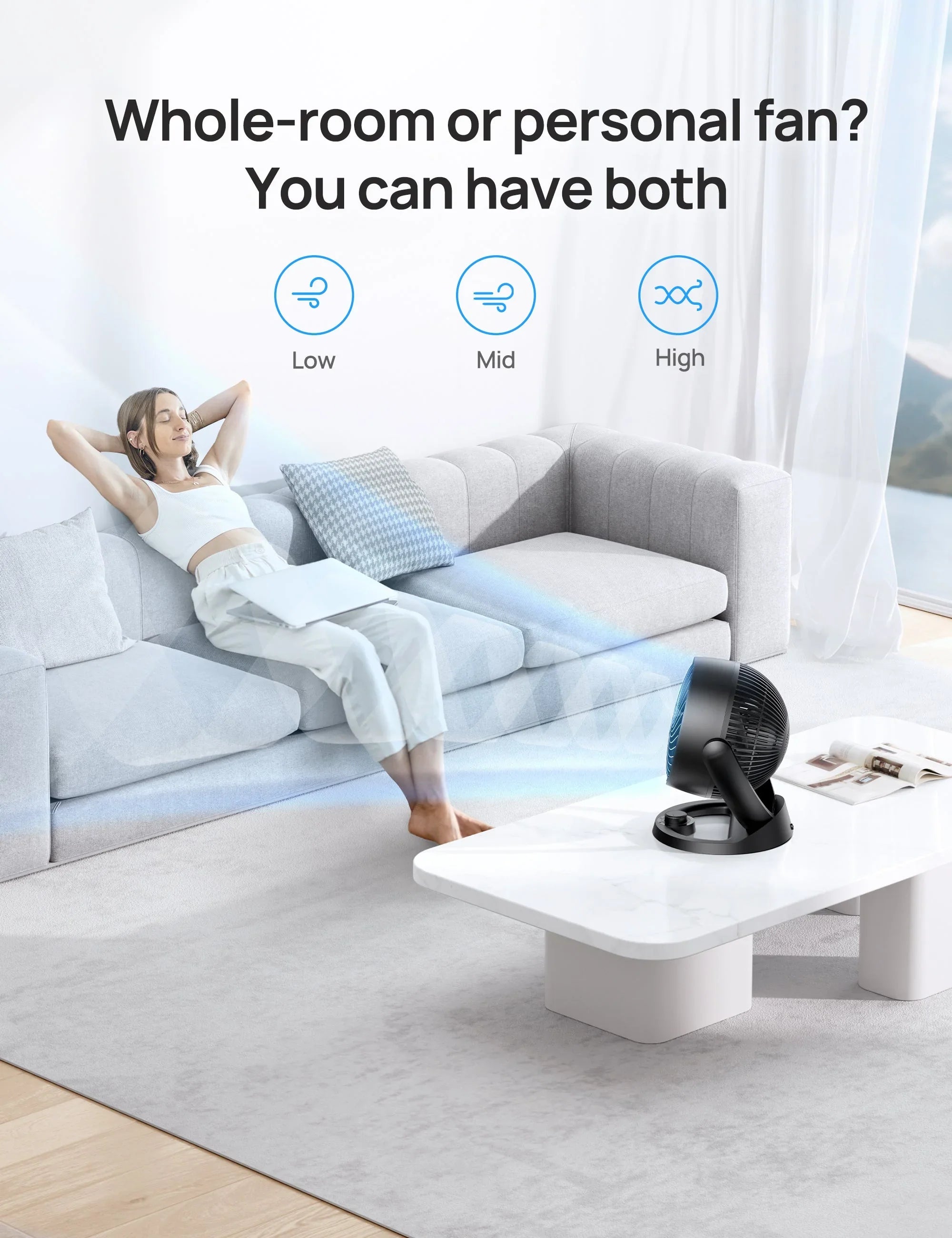 TurboPoly™ Table Fan 312