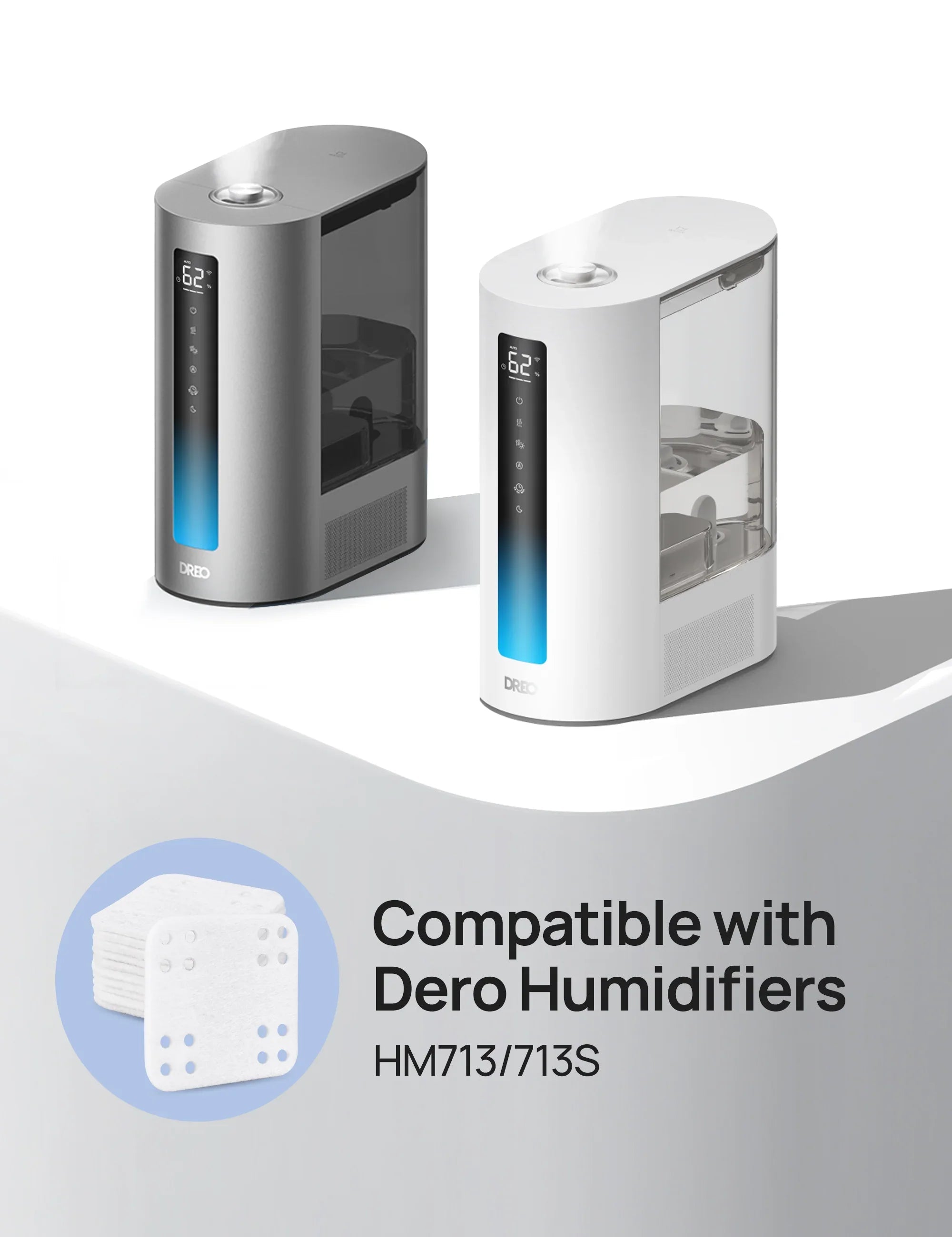 Mineral Absorption Pads for Humidifiers - 16-Pack