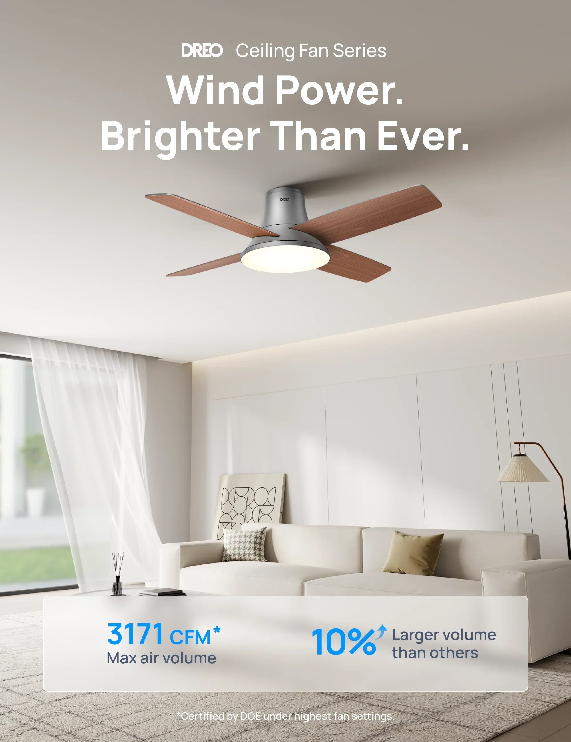 Smart Ceiling Fan 513S