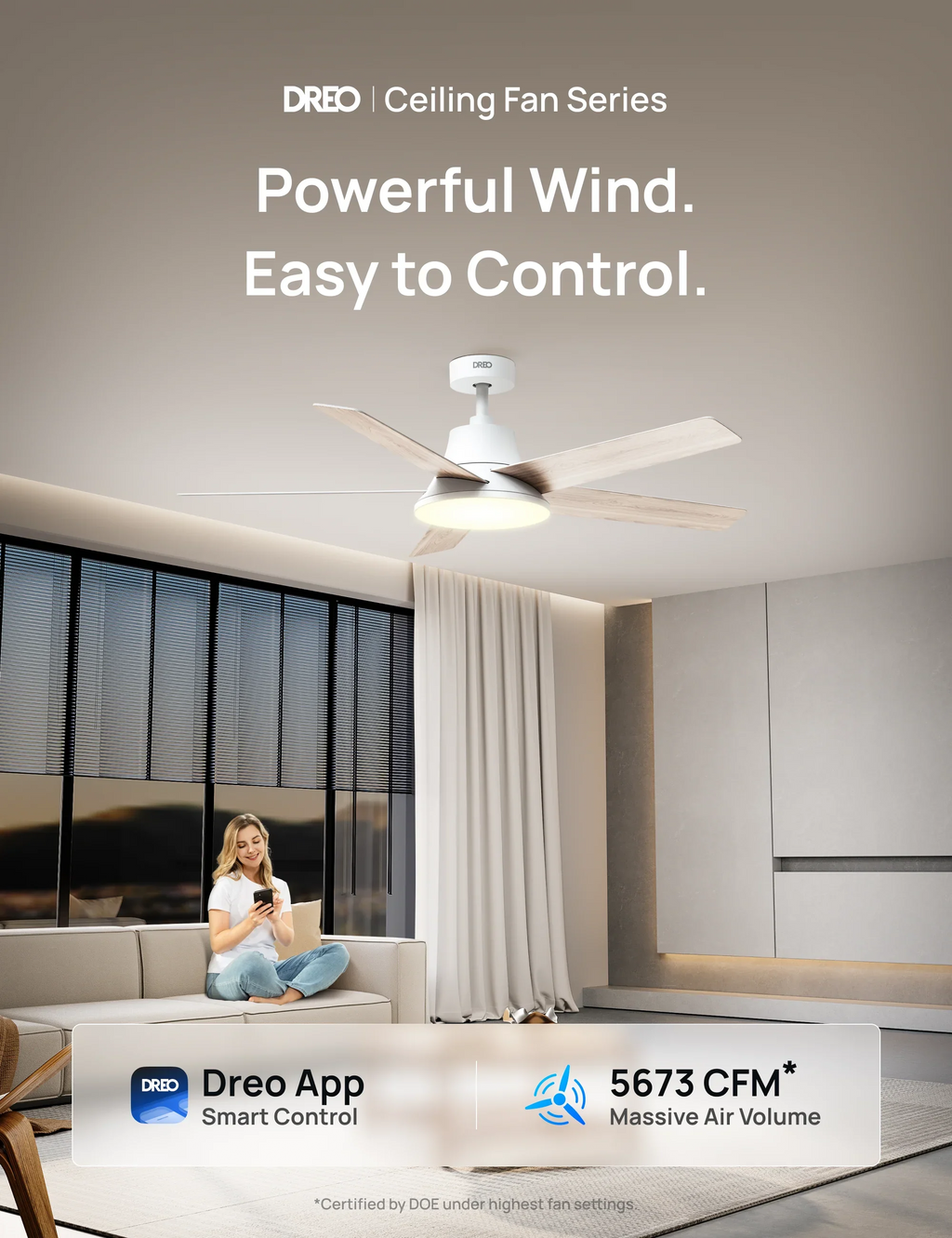 Smart Ceiling Fan 521S