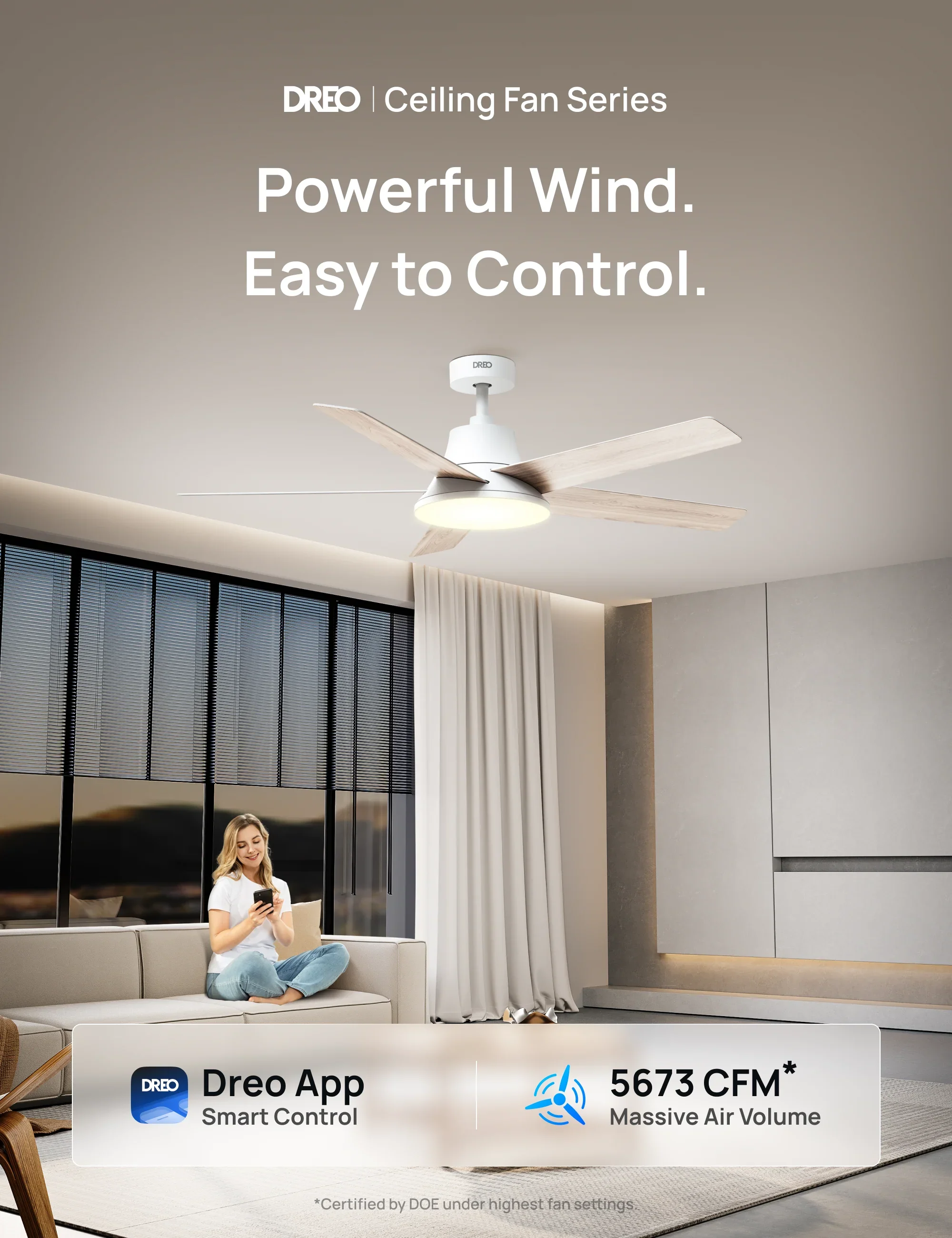 Smart Ceiling Fan 521S