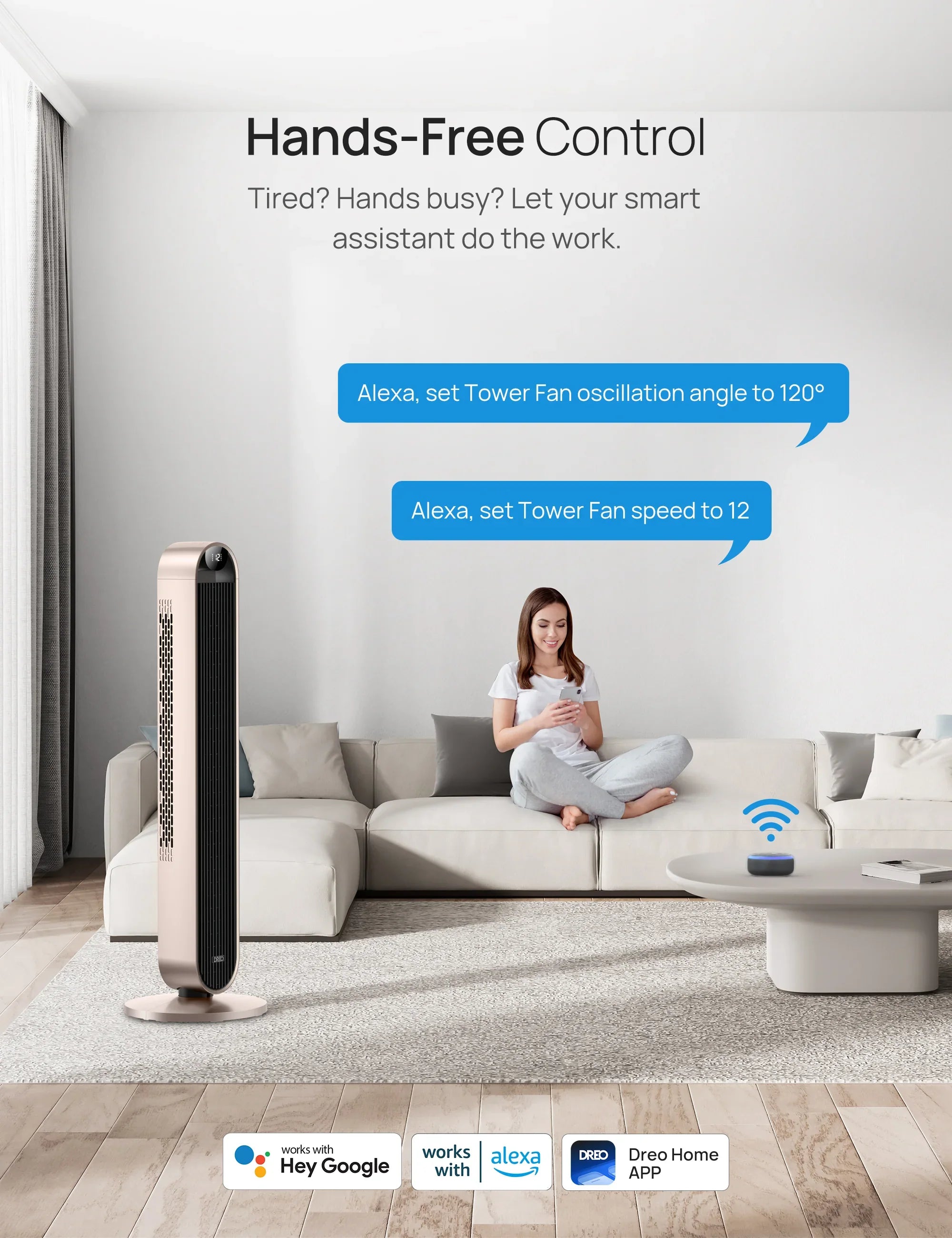 Smart Tower Fan Pilot Max S