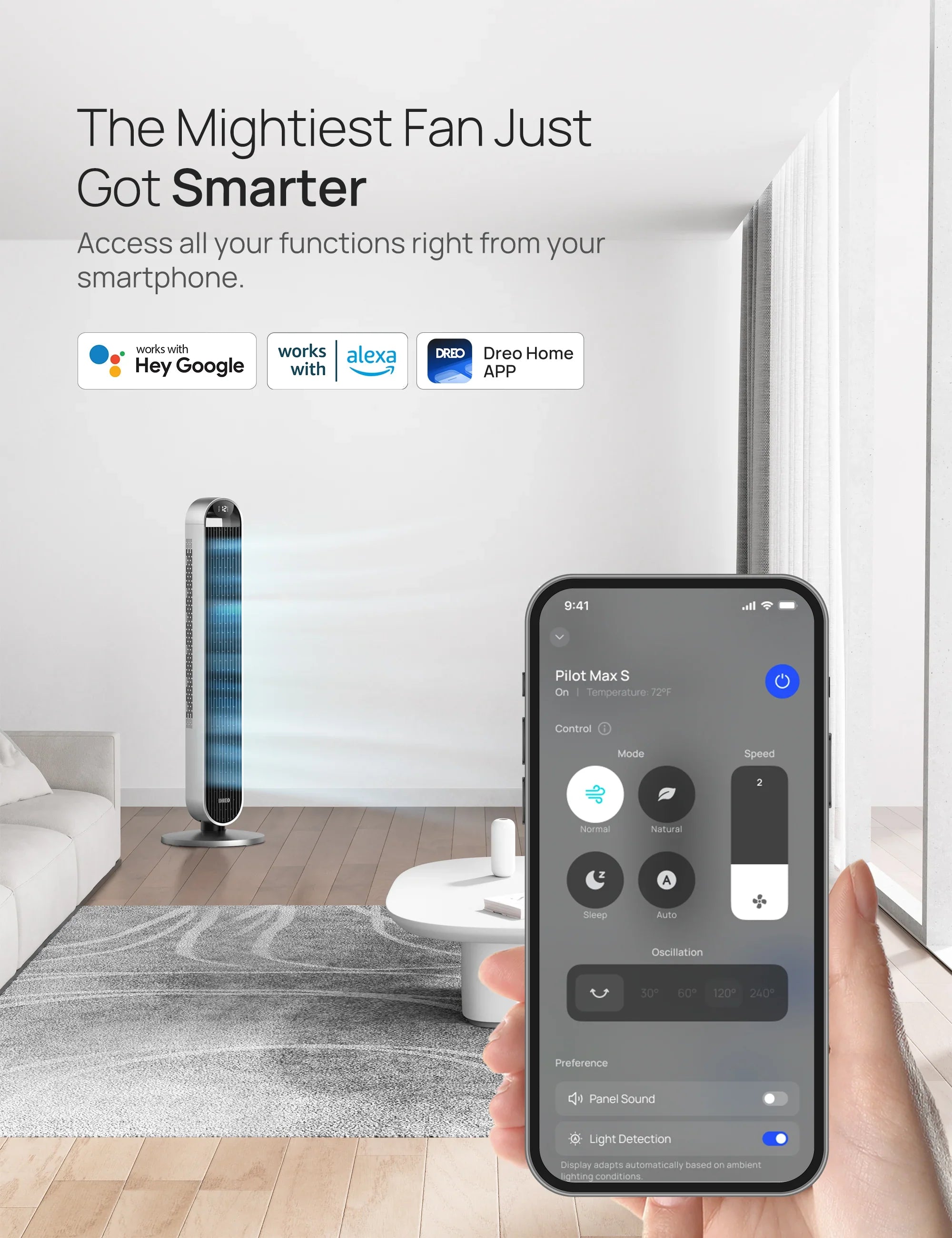 Smart Tower Fan Pilot Max S