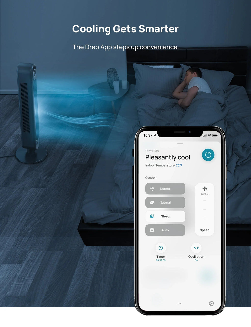 Smart Tower Fan Cruiser Pro T1S