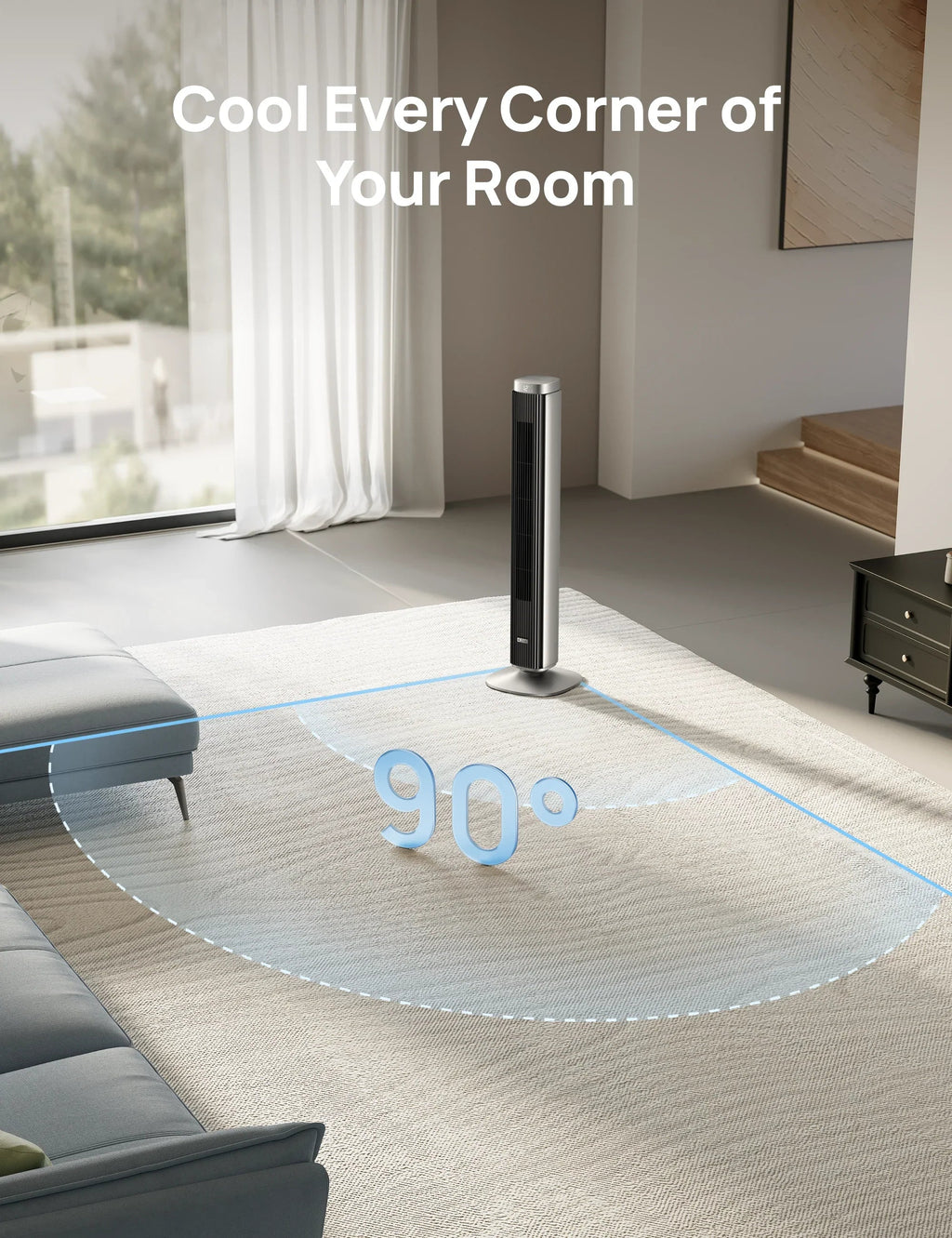 Smart Tower Fan Pilot Pro S