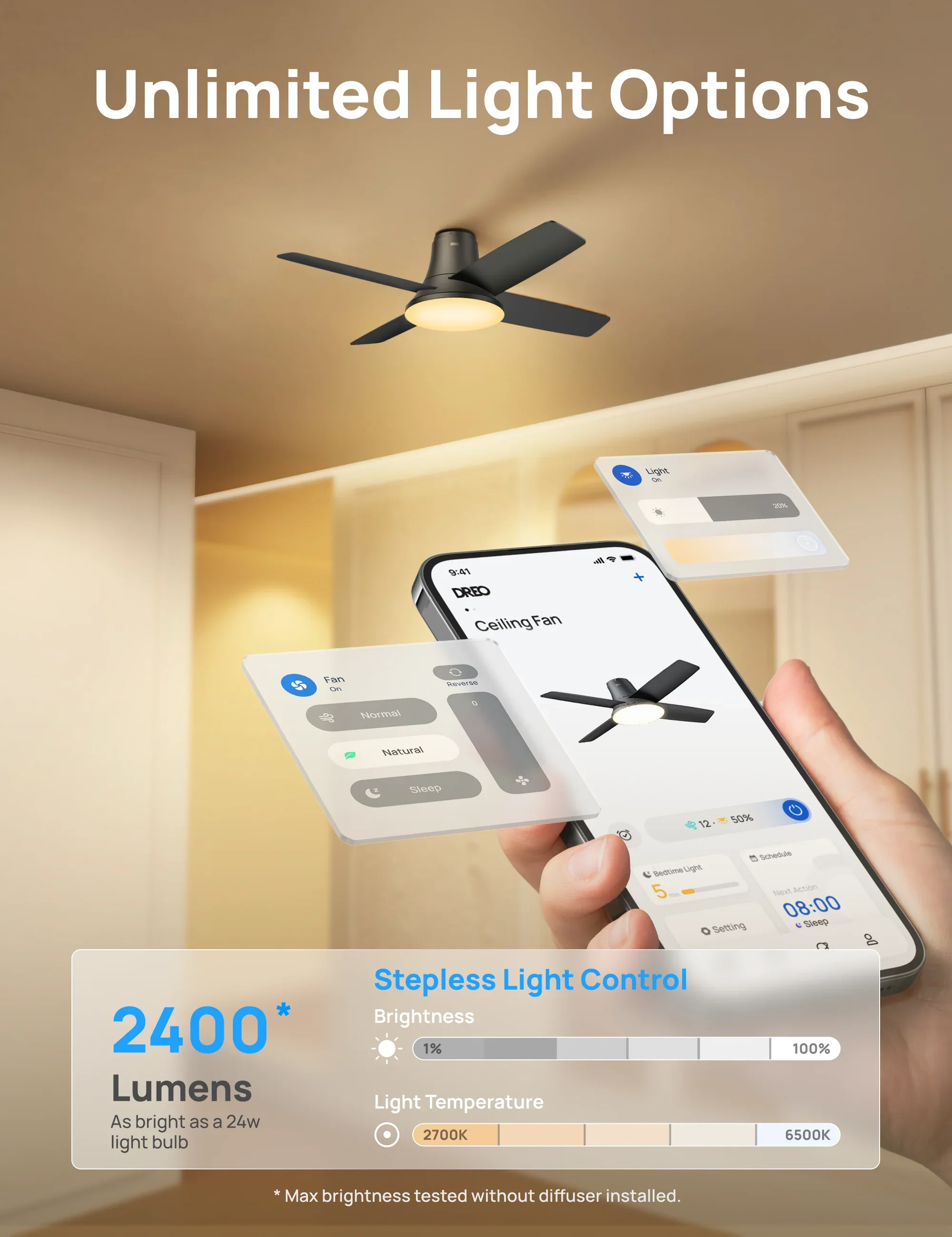 Smart Ceiling Fan 513S
