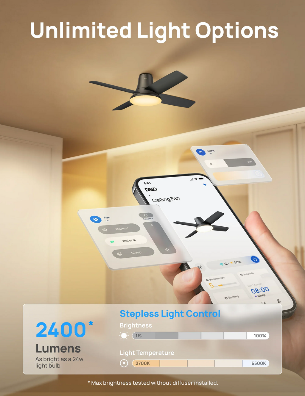 Smart Ceiling Fan 513S