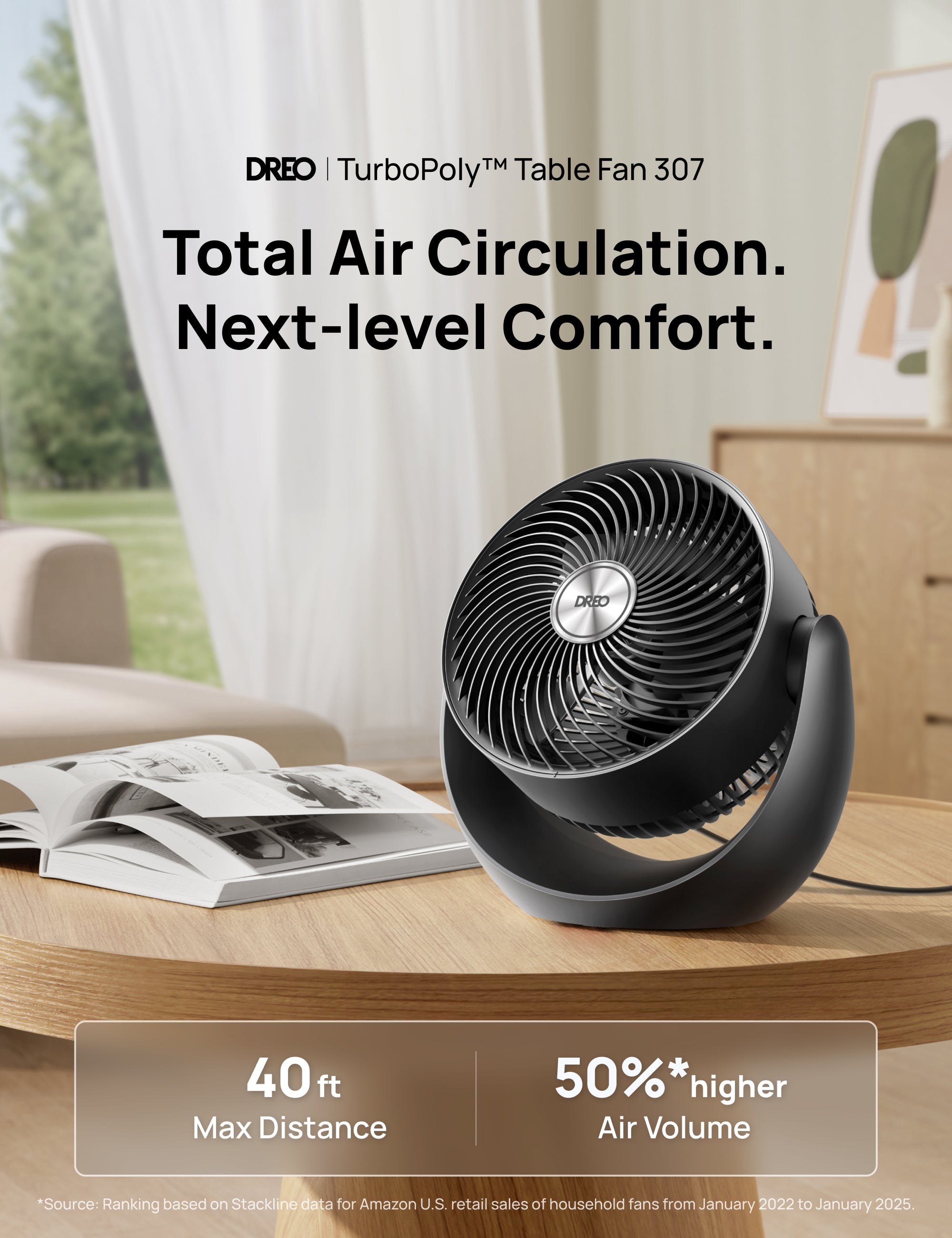TurboPoly™ Table Fan 307