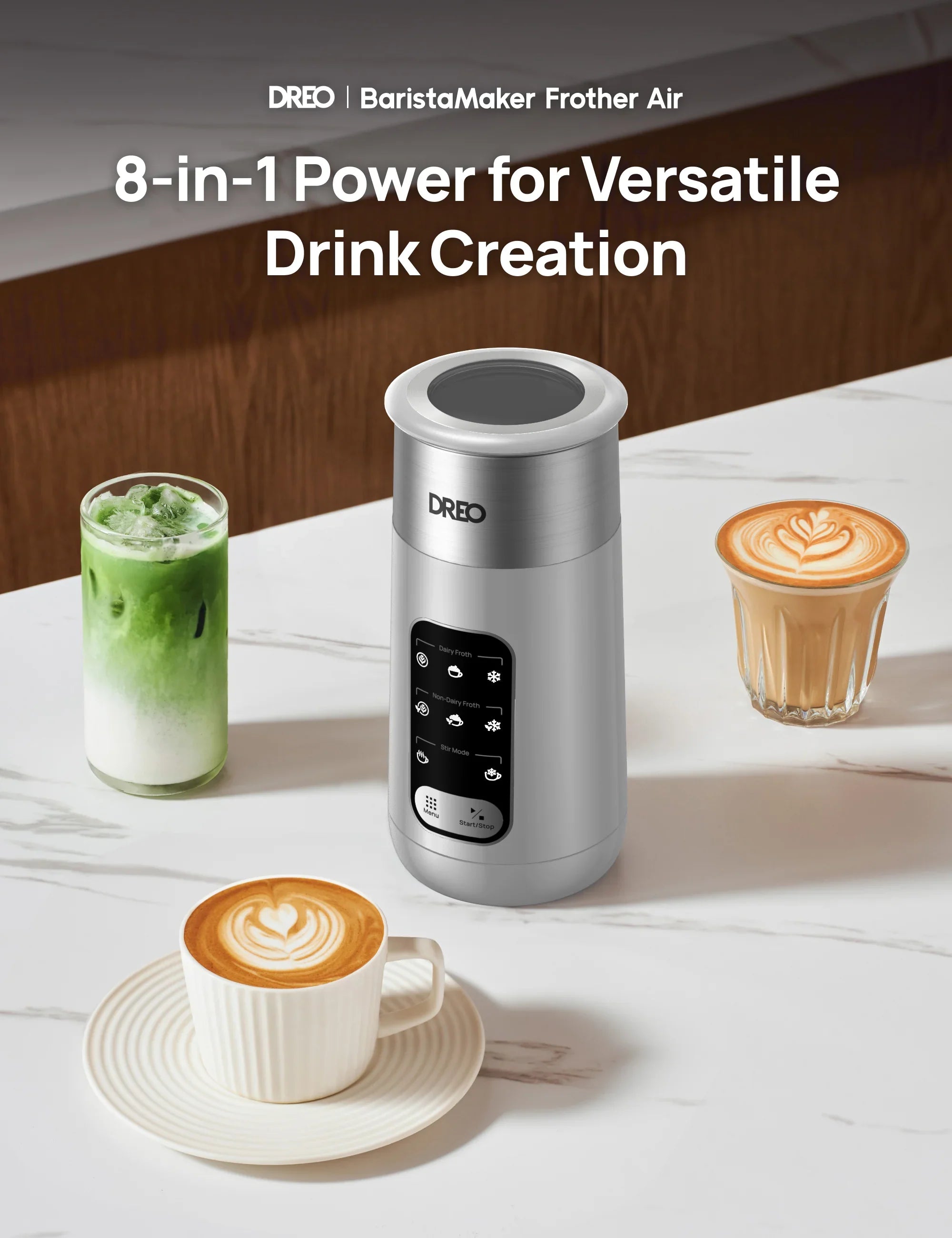 BaristaMaker Milk Frother Air