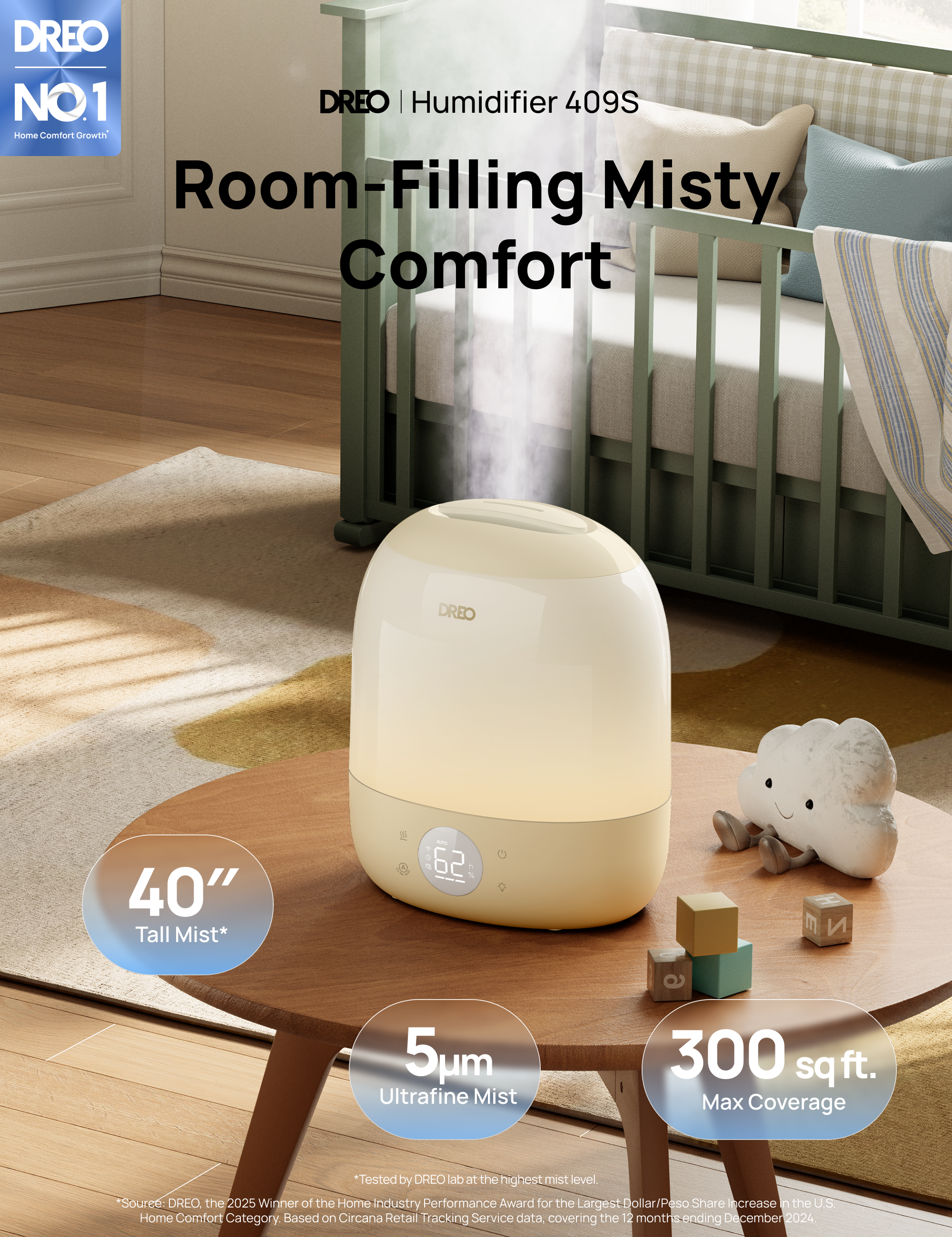 Smart Humidifier 409S 3L