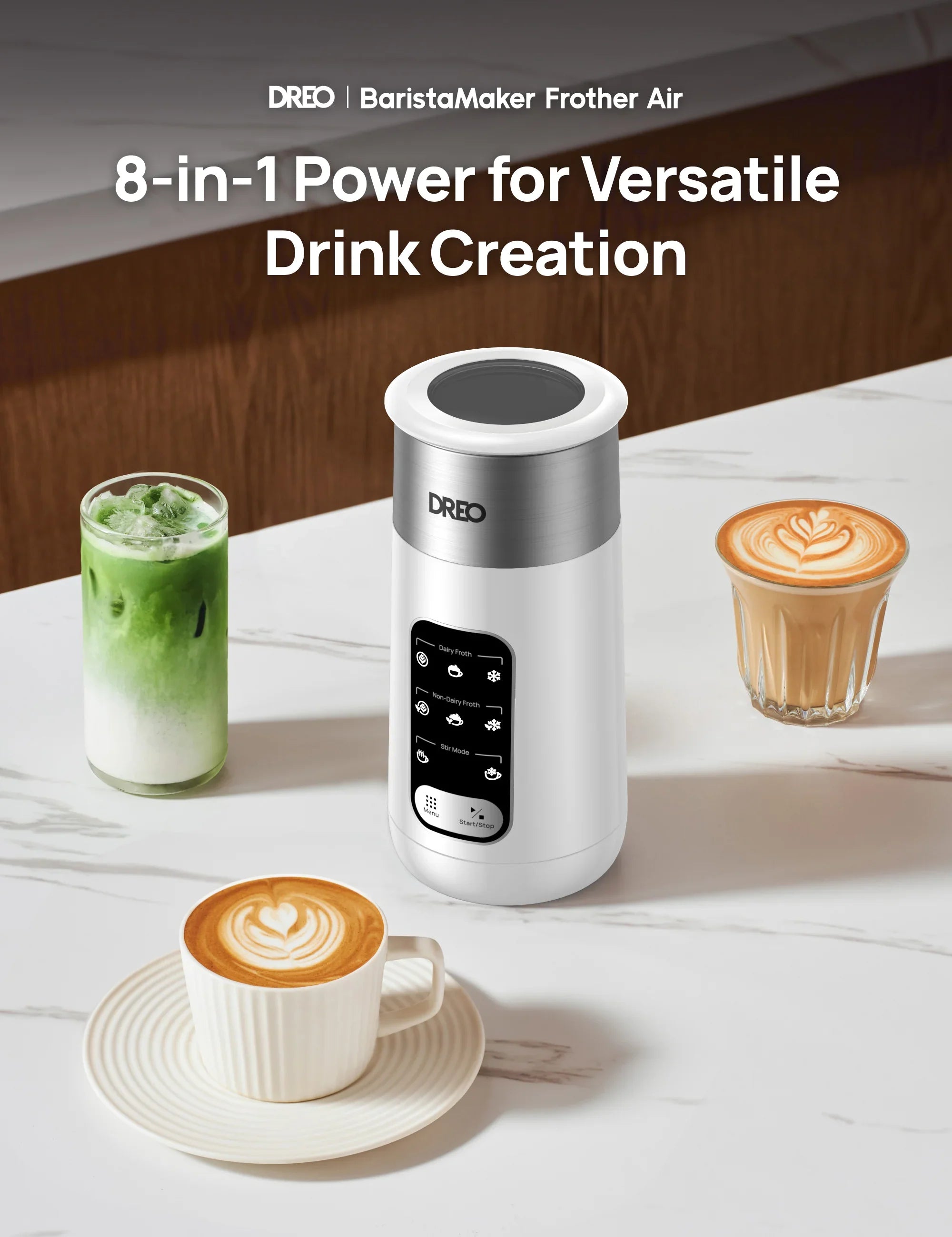 BaristaMaker Milk Frother Air