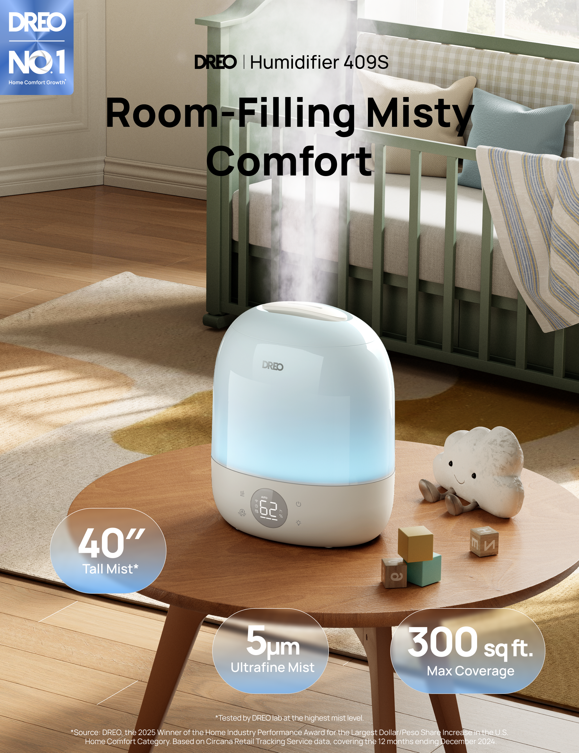 Smart Humidifier 409S 3L