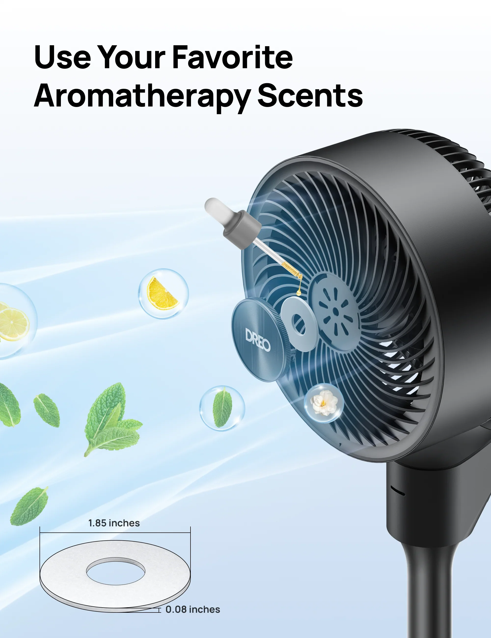 Aroma Pads 10-Pack for TurboPoly™ Fan 306&301, Diffuse Fragrances