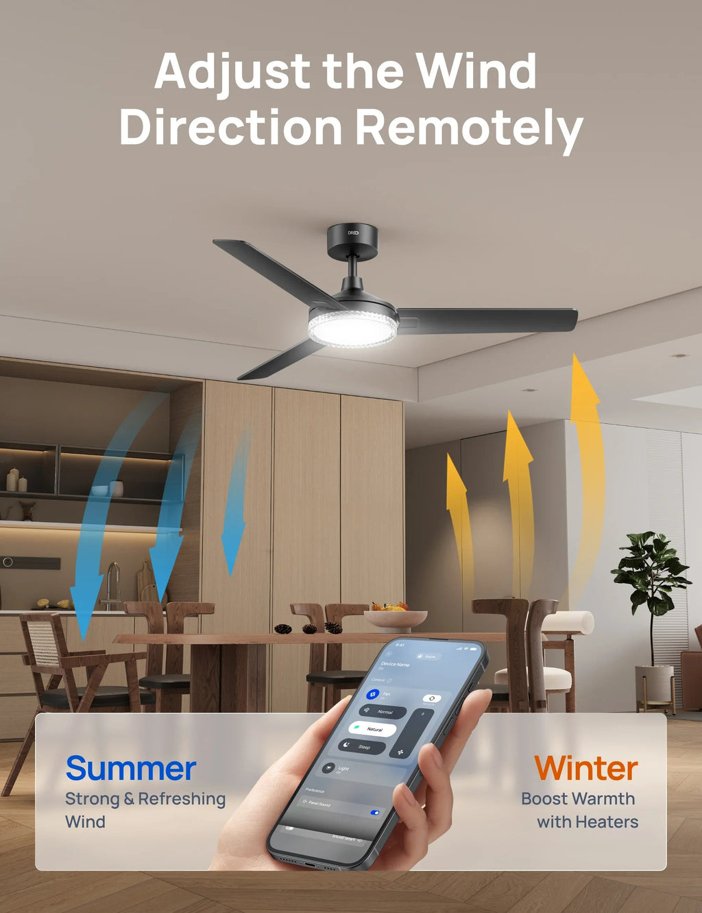 Smart Ceiling Fan 334S