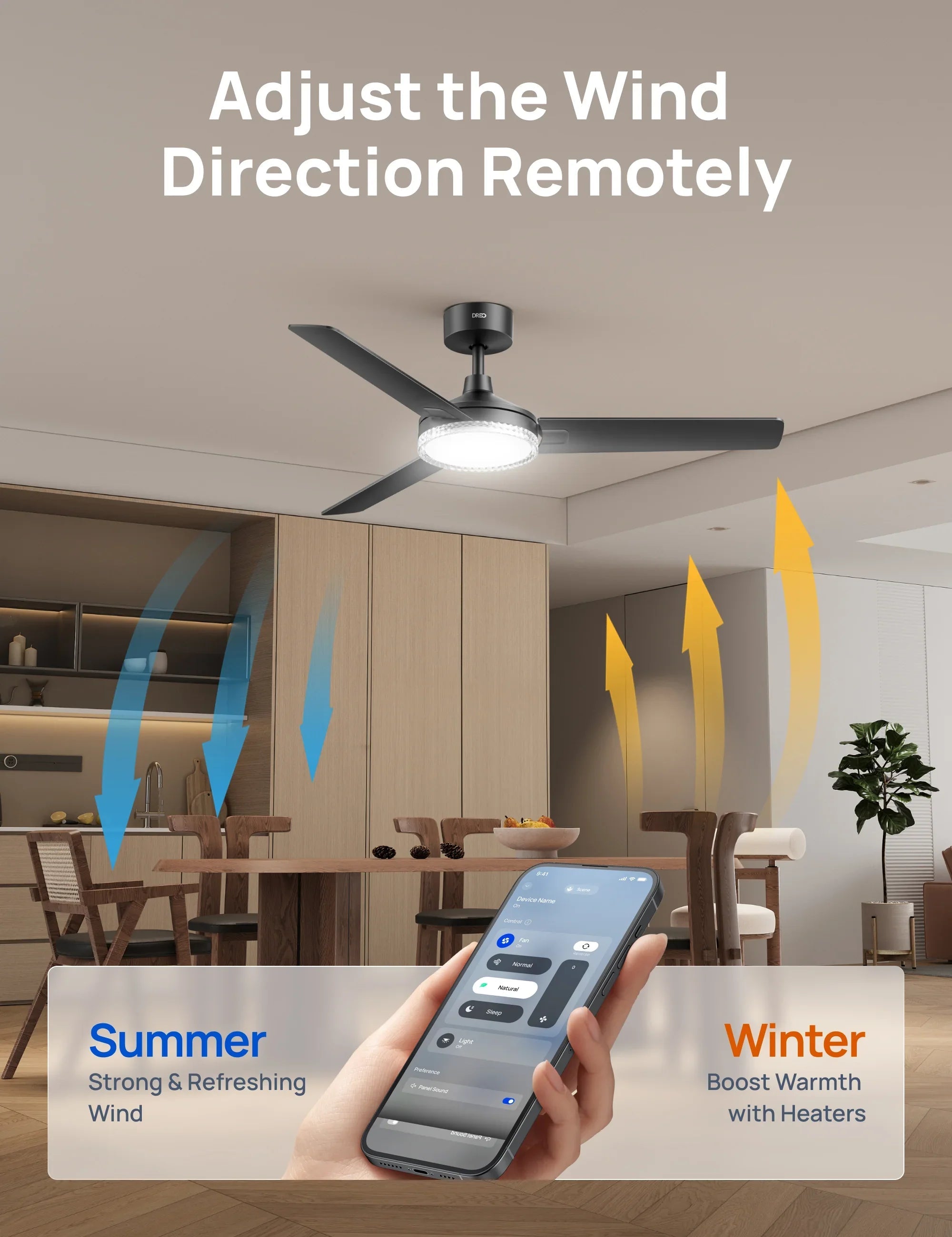 Smart Ceiling Fan 334S