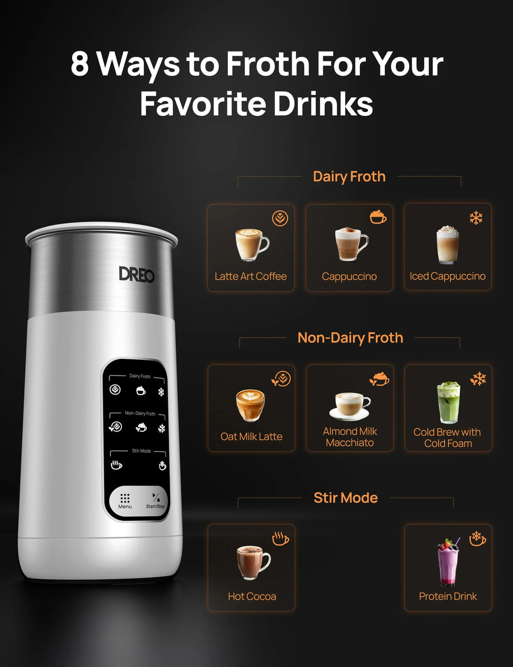 BaristaMaker Milk Frother Air