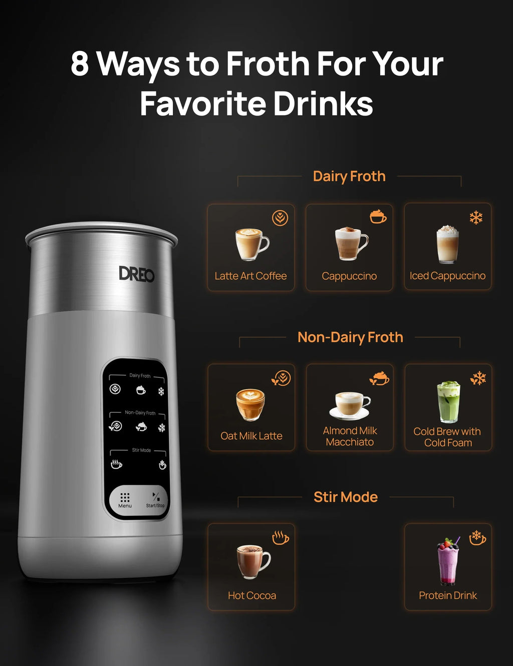 BaristaMaker Milk Frother Air