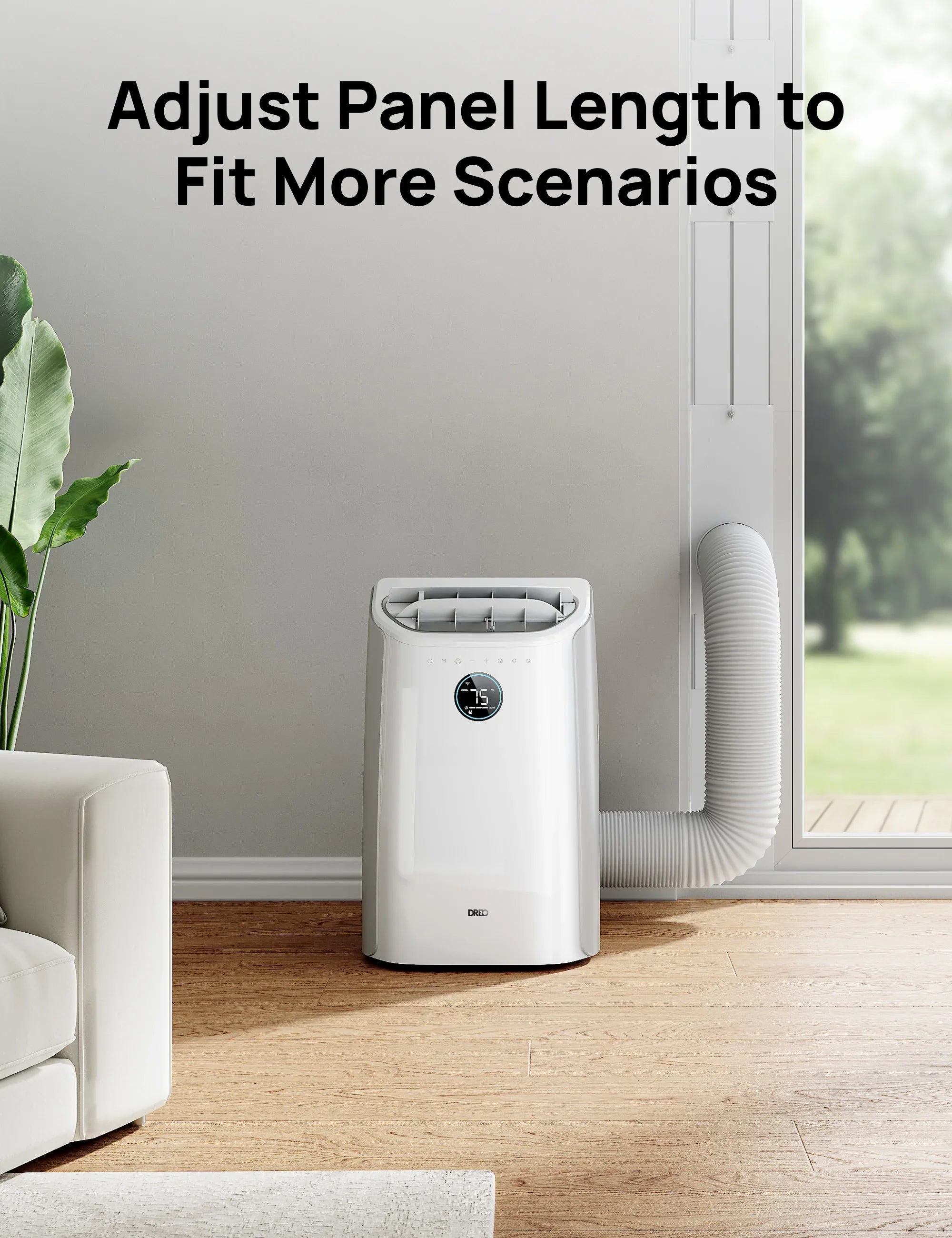 DREO Portable Air Conditioner Single Hose Kit (AC318S, AC319S, AC515S, AC516S)