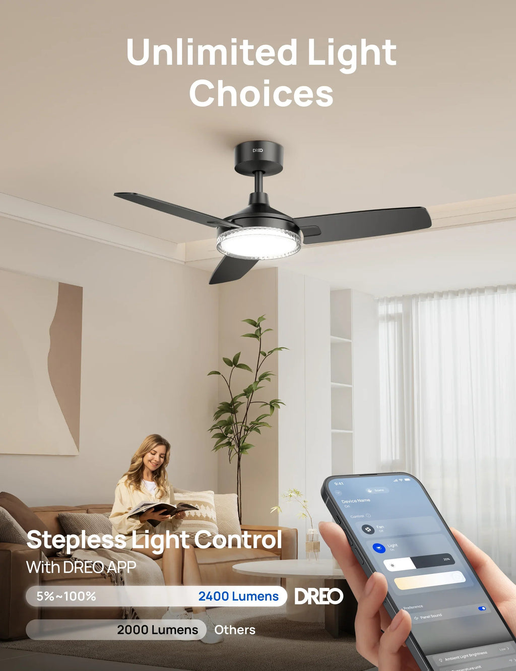 Smart Ceiling Fan 325S