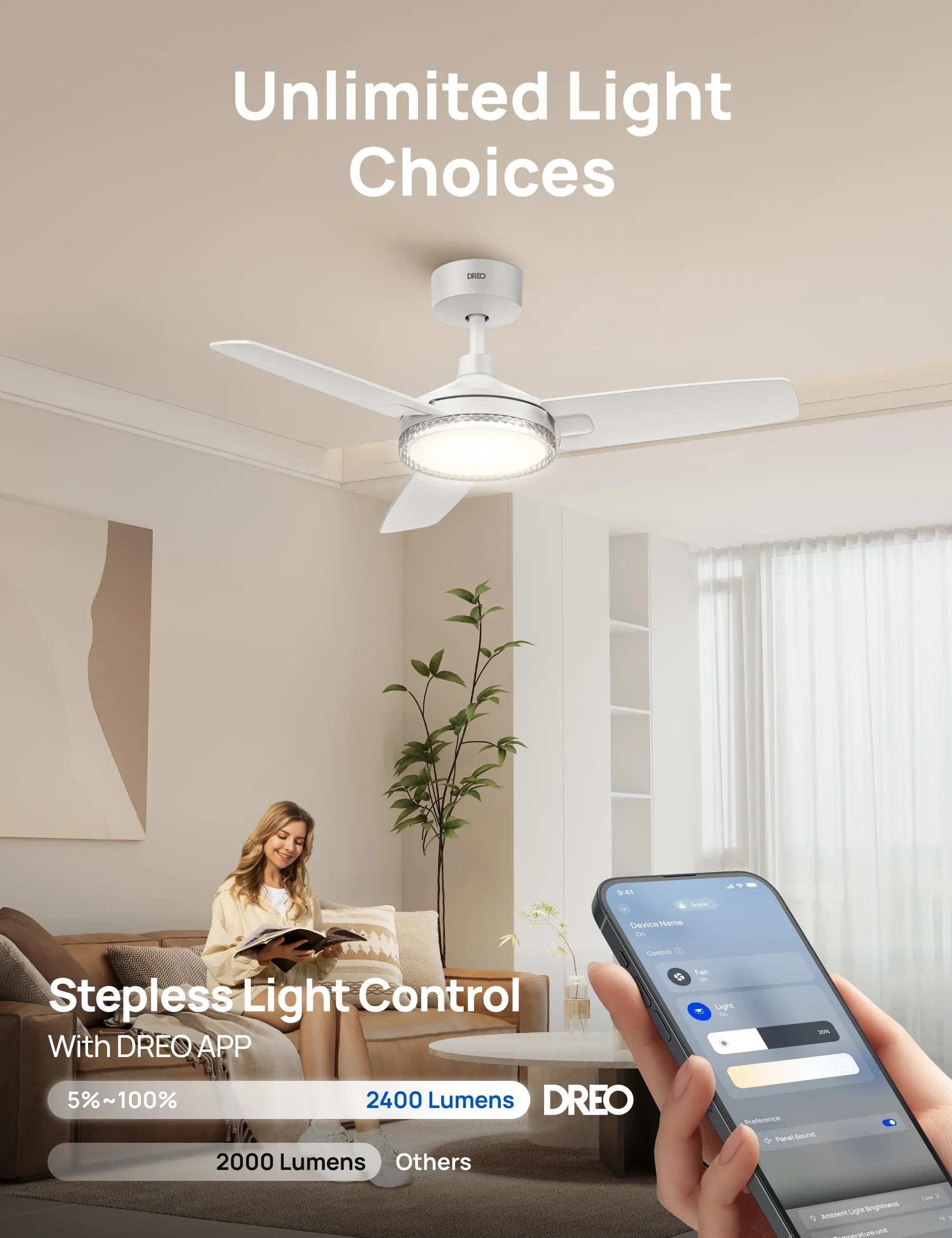Smart Ceiling Fan 325S