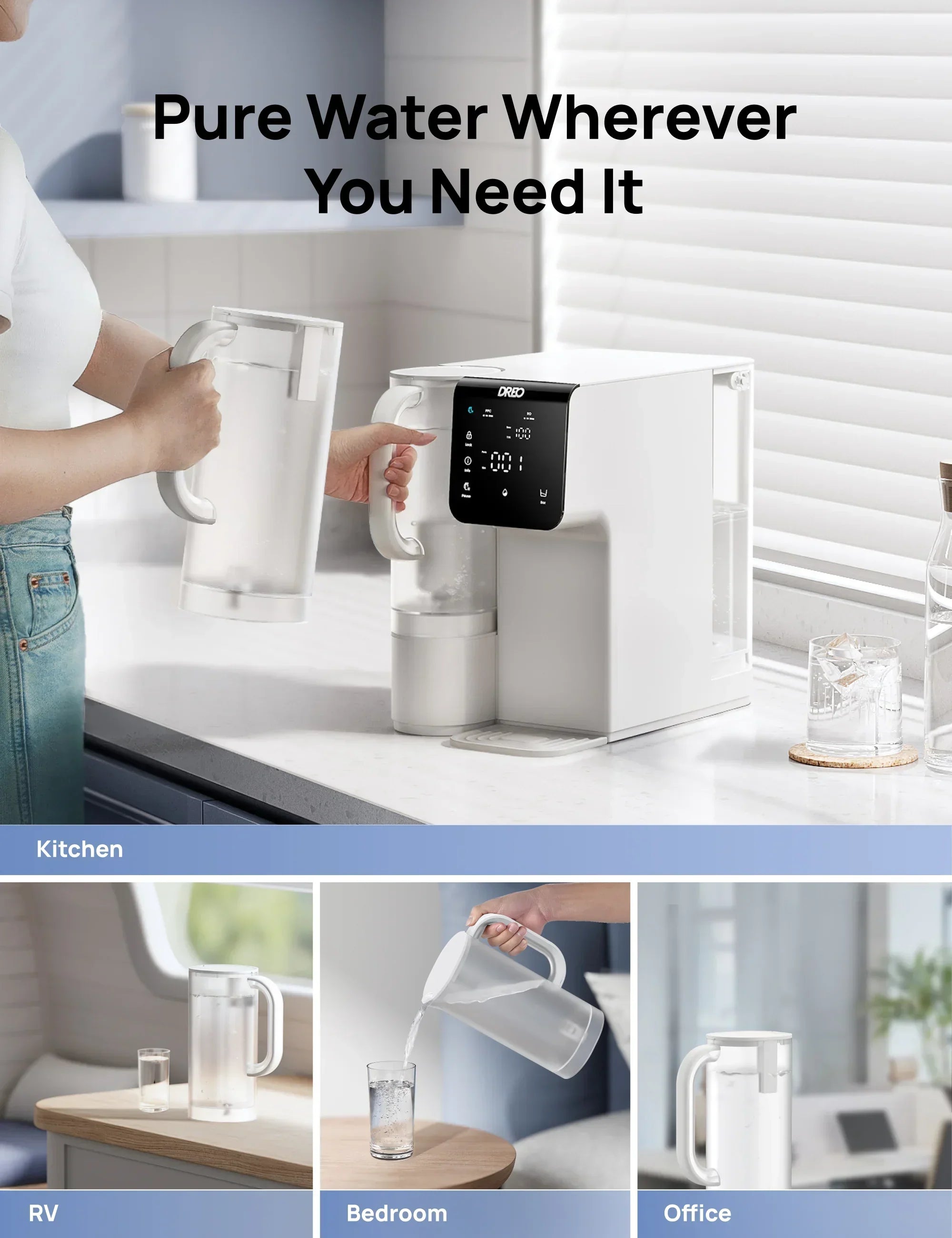 Water Filter Pitcher for Water Filter WF511
