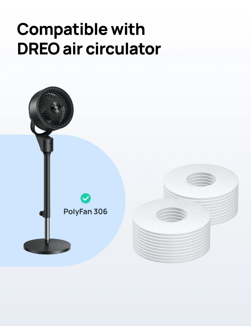 Aroma Pads 10-Pack for TurboPoly™ Fan 306&301, Diffuse Fragrances