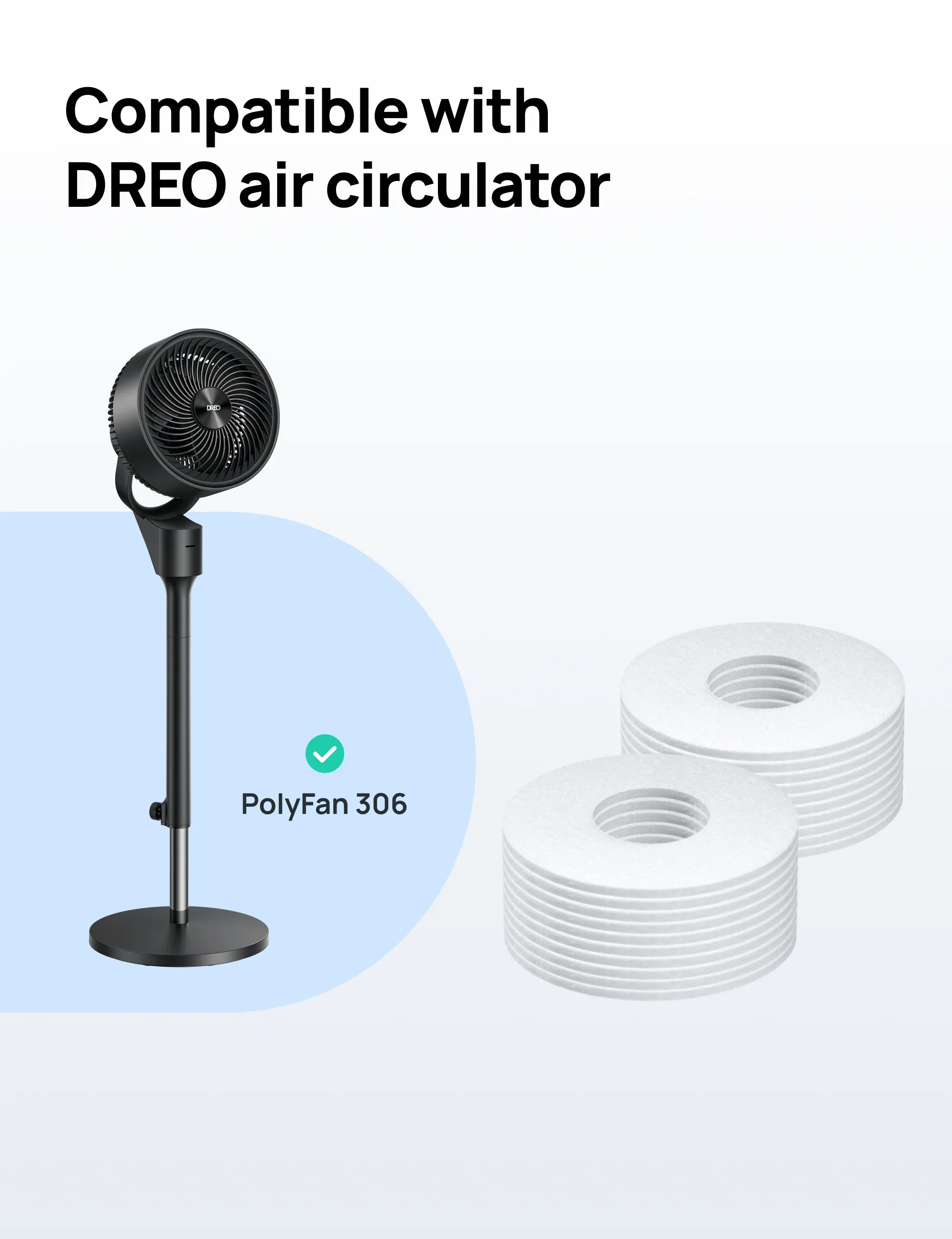 Aroma Pads 10-Pack for TurboPoly™ Fan 306&301, Diffuse Fragrances