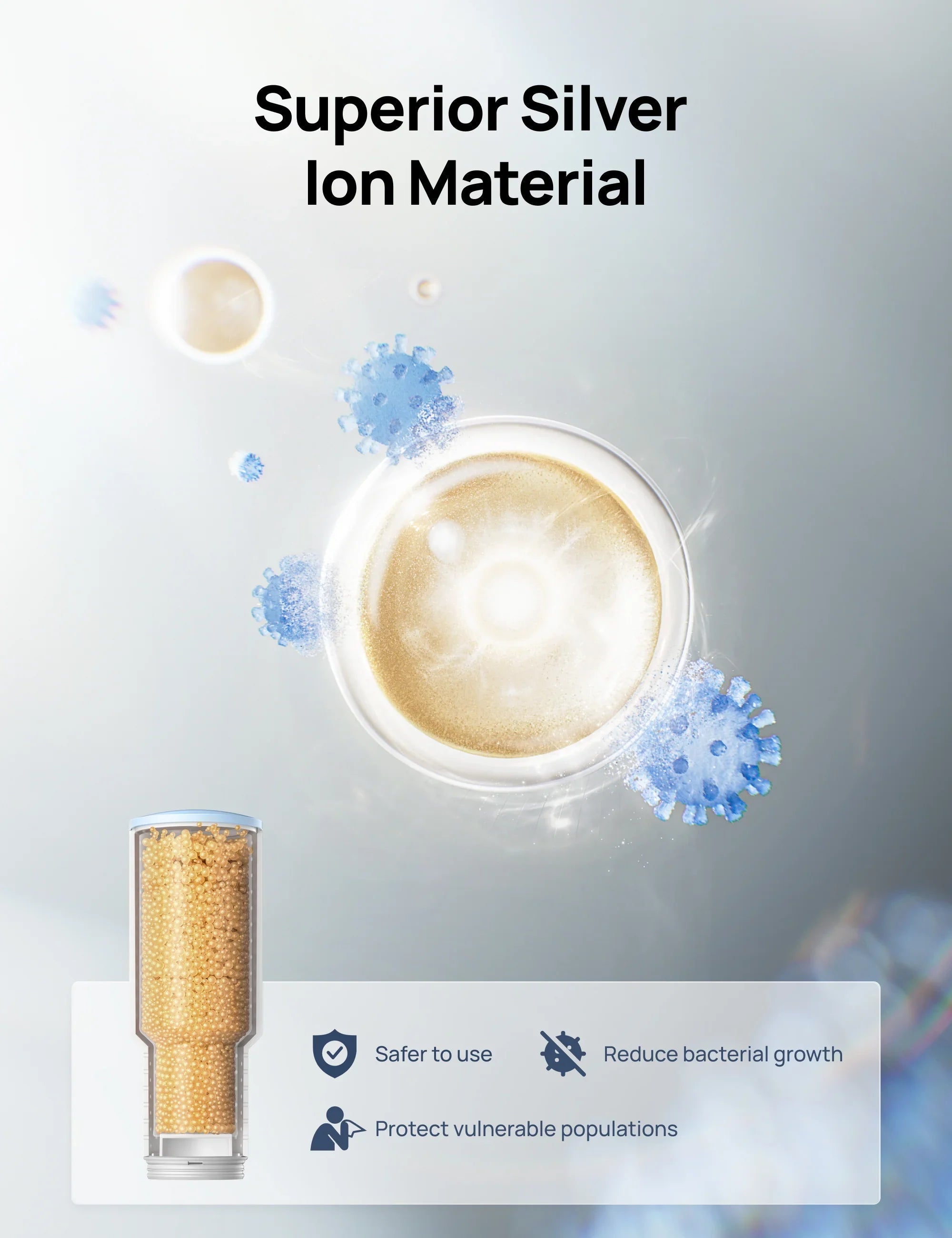 Clean Mist Cartridge - 3-Pack, Compatible with Dreo Humidifiers 311/311S/524/524S/306/306S/409S/420S/321/312