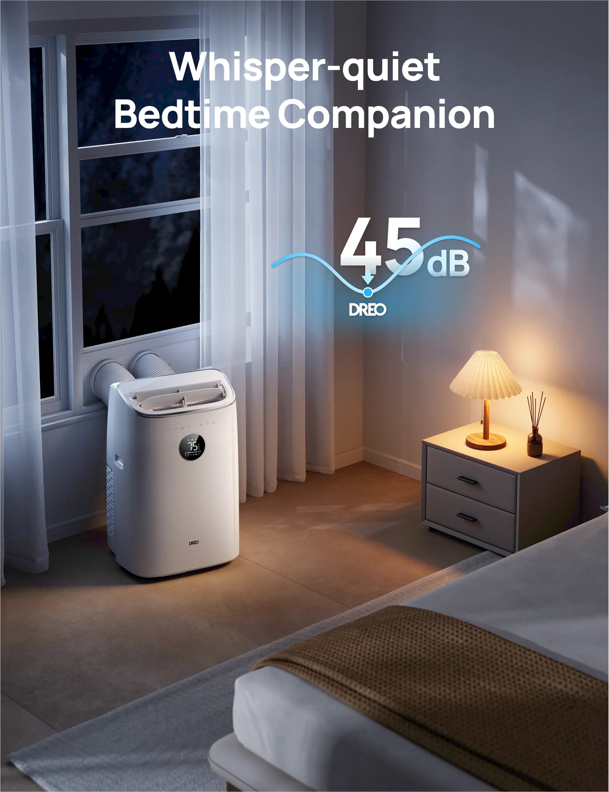 DREO Portable Air Conditioner Dual Hose Kit (AC318S & AC319S)