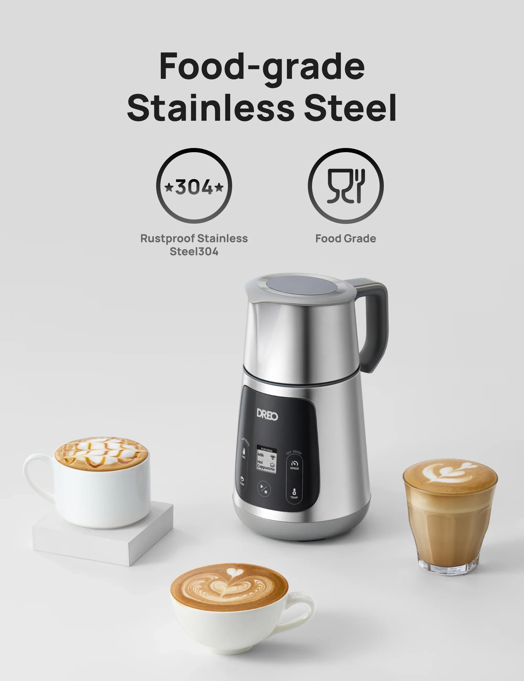 Pitcher Replacement for BaristaMaker Milk Frother