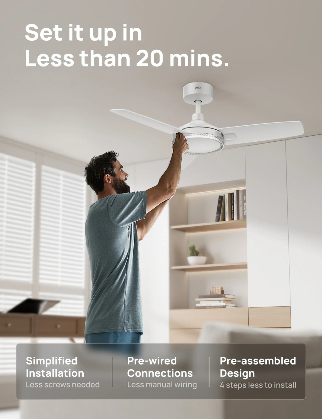 Smart Ceiling Fan 325S