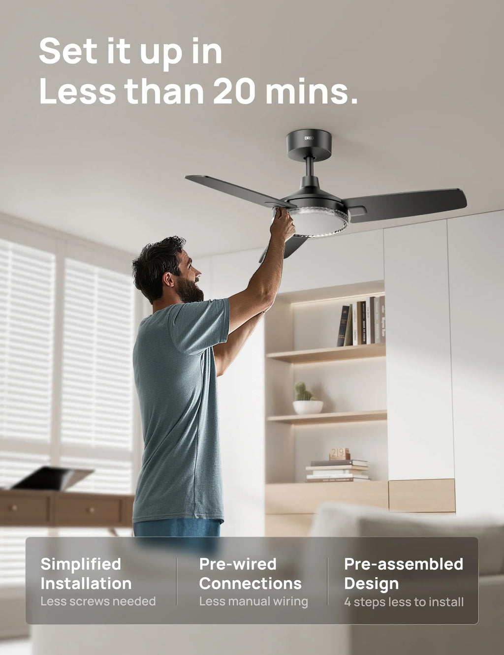 Smart Ceiling Fan 325S