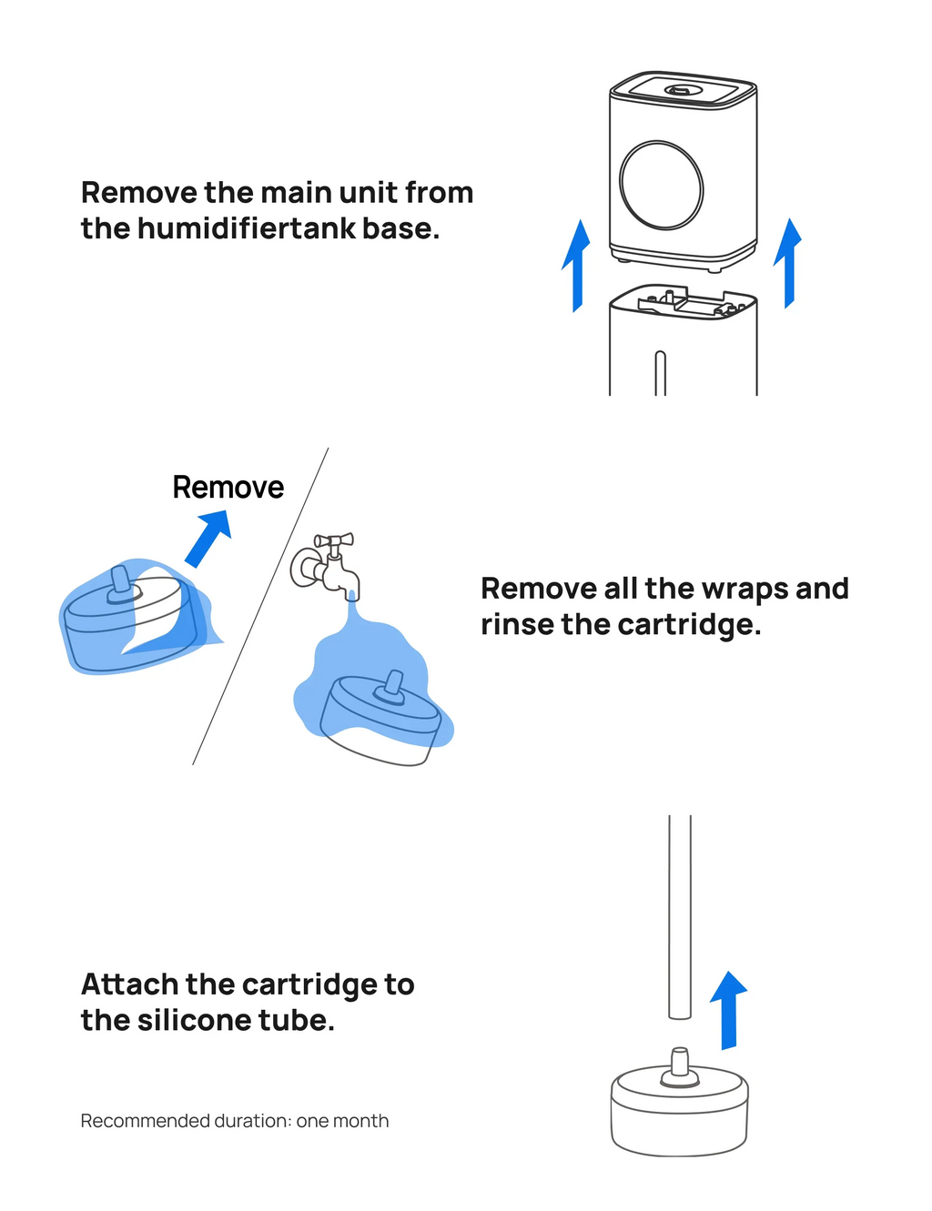 Humidifier Scale-Inhibitor Cartridge, Compatible with DREO Humidifier 735S