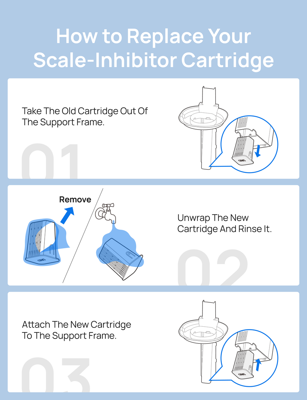 Humidifier Scale-Inhibitor Cartridge, Compatible with DREO Humidifier 774S