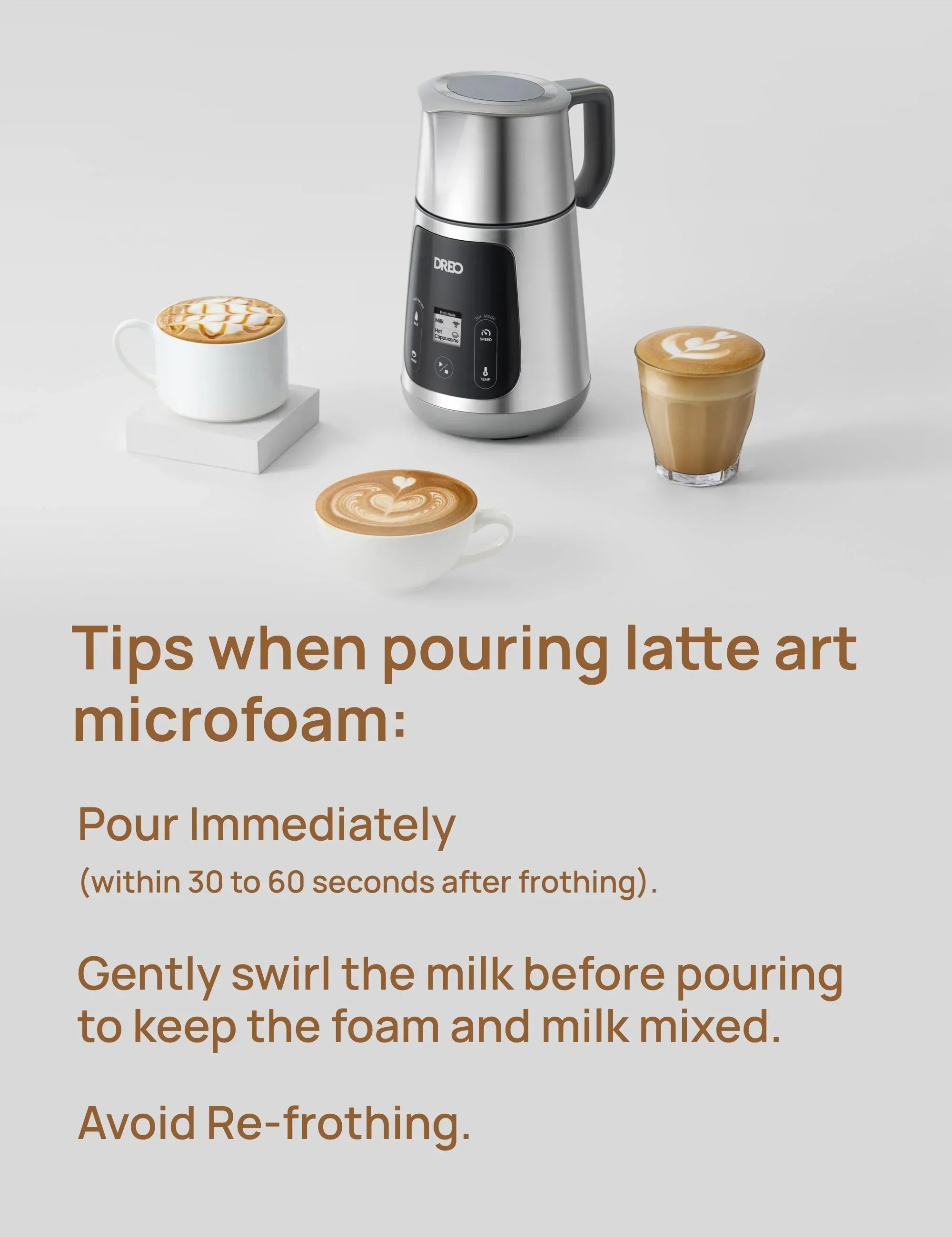 BaristaMaker Milk Frother