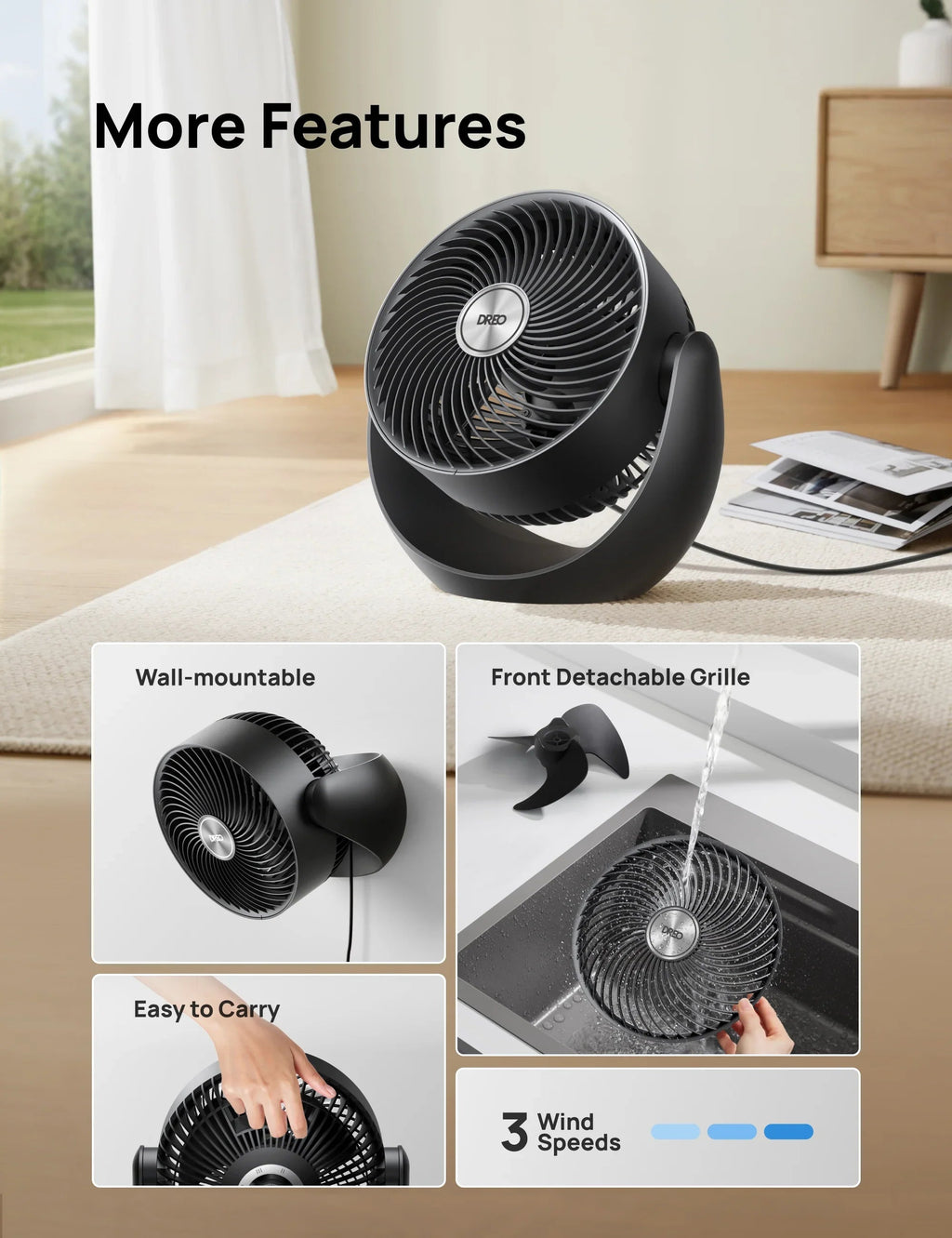 TurboPoly™ Table Fan 307