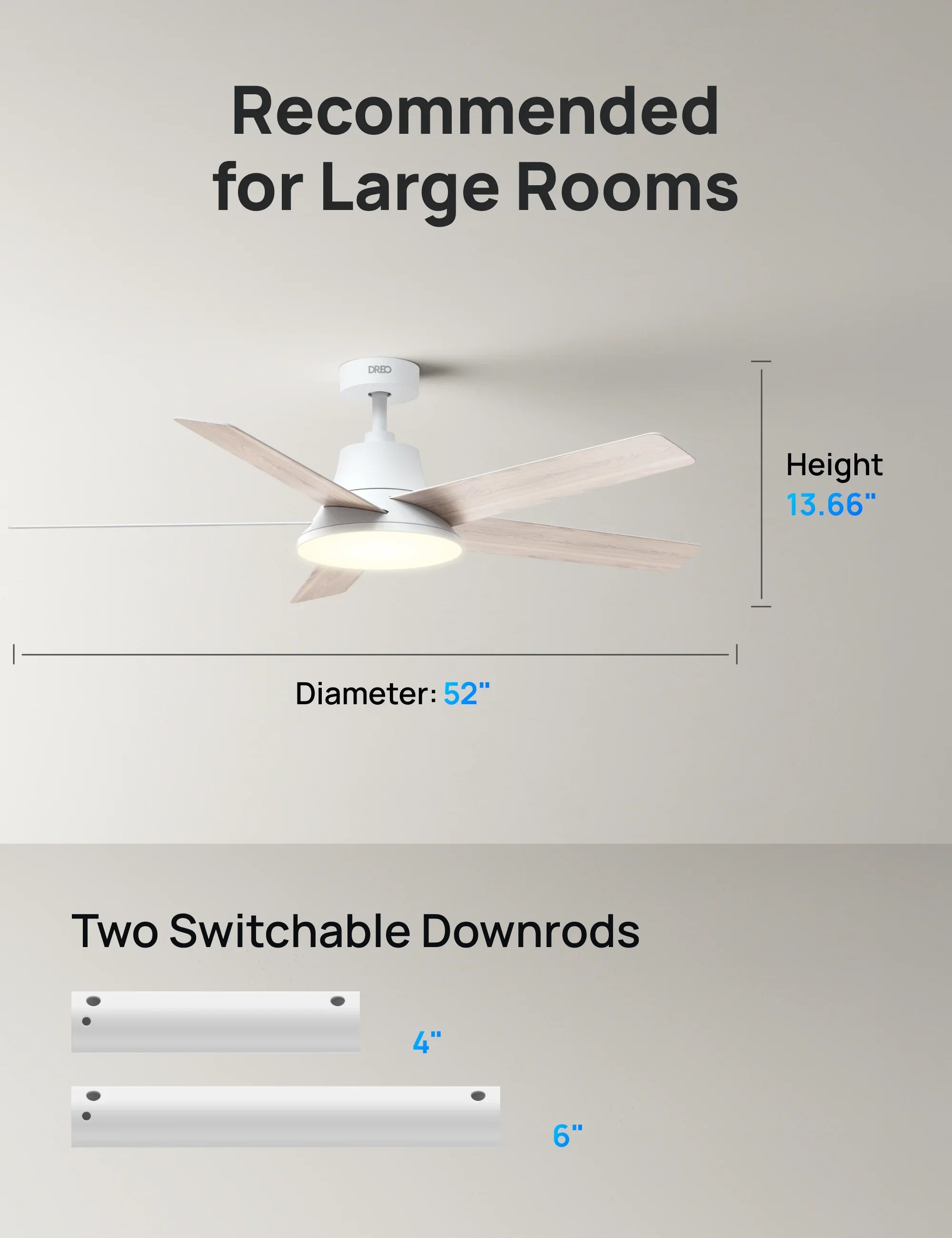 Smart Ceiling Fan 521S