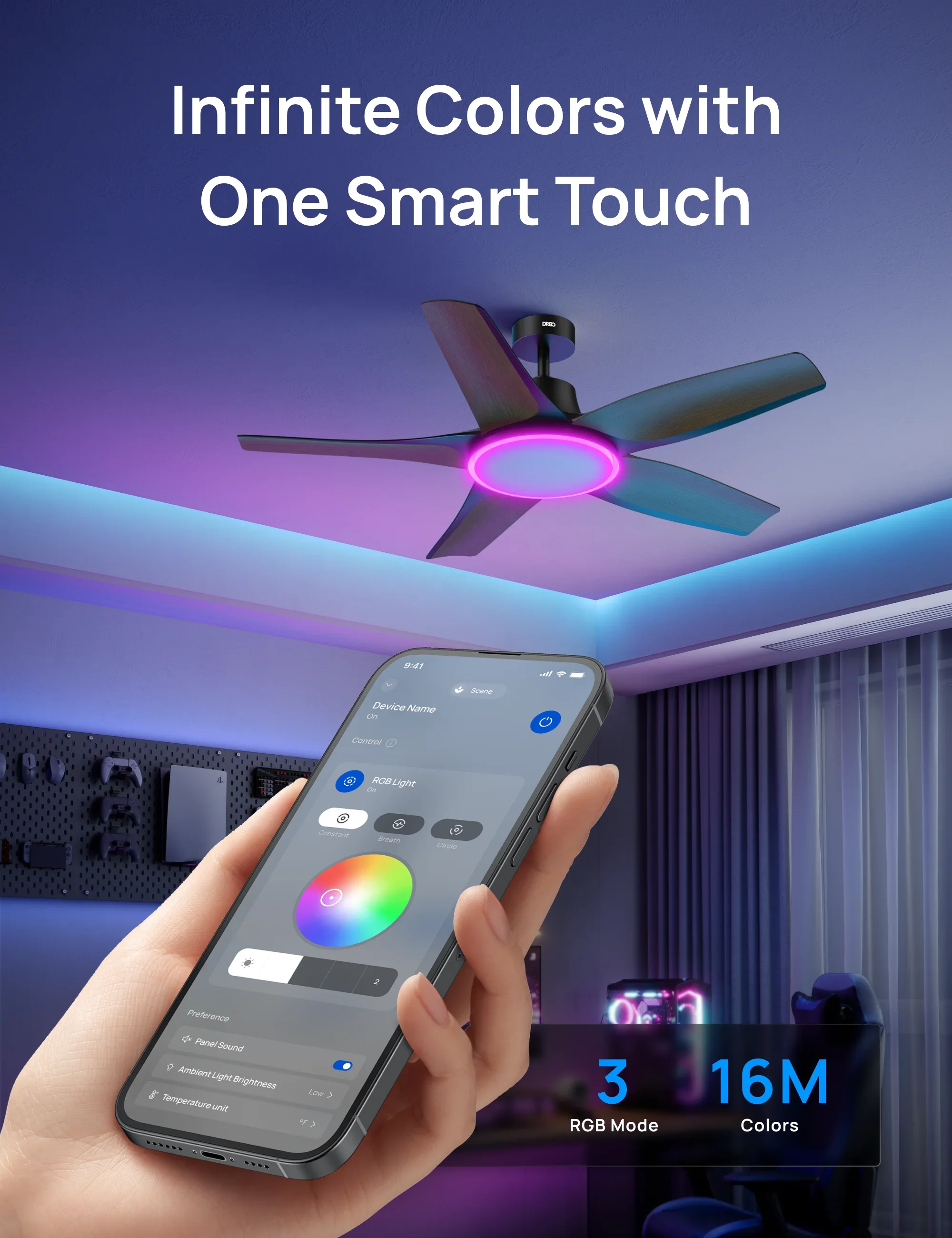 Smart Ceiling Fan 712S
