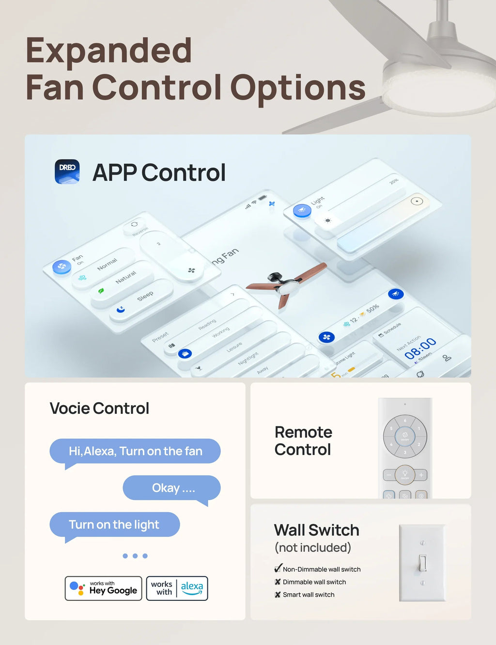 Smart Ceiling Fan 325S