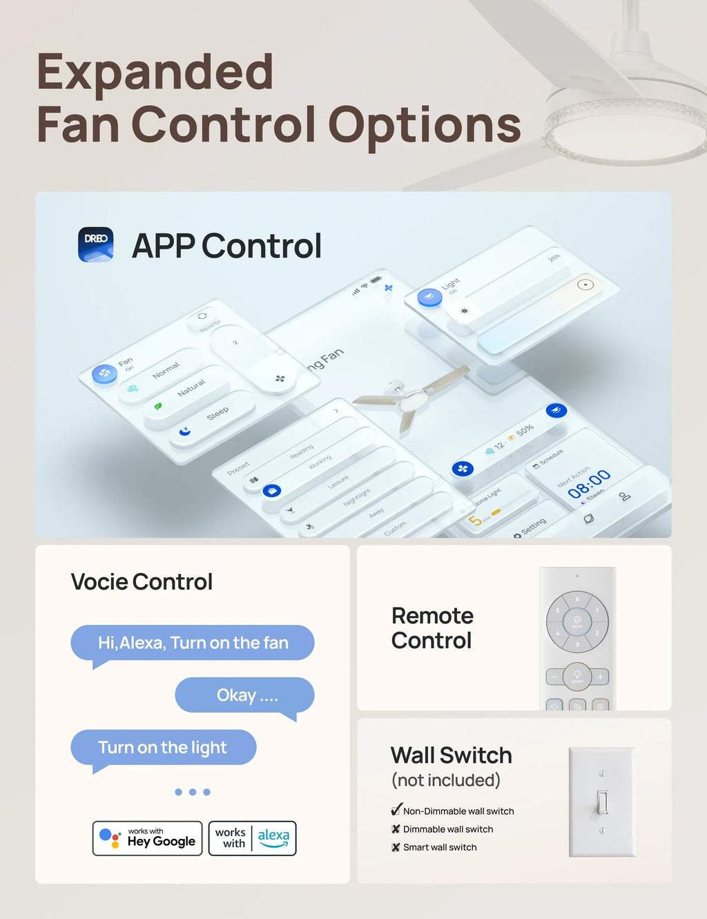 Smart Ceiling Fan 325S